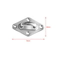 thumbnail image 3 of 1 Juego De Hamaca Resistente De Suspensión Placa De Montaje Giratorio Hardware 500 Baoblaze Hammock silla de montaje de la placa, 3 of 8