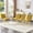 Yellow, variant on Swivel Dining Chairs Set of 2, Upholstered Velvet Kitchen Chairs, Soft Accent Side Chair for Living Room, Restaurant, Orange