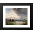 thumbnail image 2 of Ignaz Raffalt 24x18 Black Modern Framed Museum Art Print Titled - Caravan Landscape, 2 of 5