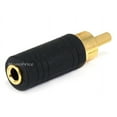 thumbnail image 2 of RCA Plug to 3.5mm TRS Stereo Jack Adapter_ Gold Plated, 2 of 2
