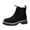 Black, variant on LOVZFMLL Boots for Women Ankle Booties Round Toe Slip Resistant Low Chunky Heel Casual Fall Winter Fashion Boots Shoes
