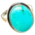 thumbnail image 2 of Amazonite Ring Size 12.75 (925 Sterling Silver)  - Handmade Boho Vintage Jewelry RING131987, 2 of 3
