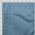 thumbnail image 3 of oneOone Viscose Chiffon Grayish Blue Fabric Stripe & Floral Artistic Quilting Supplies Print Sewing Fabric By The Yard 42 Inch Wide, 3 of 4