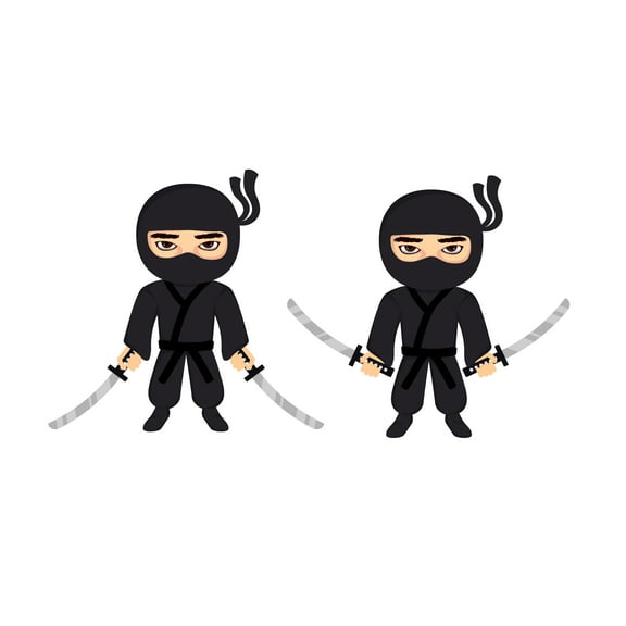 ANIME - Kids Bedroom Nursery Karate Martial Arts Gym s Décor Anime Design Vinyl Wall Decal Sticker - Multicolored Home Living Room Fighters Karate Martial Wall Decoration 10" x 5"