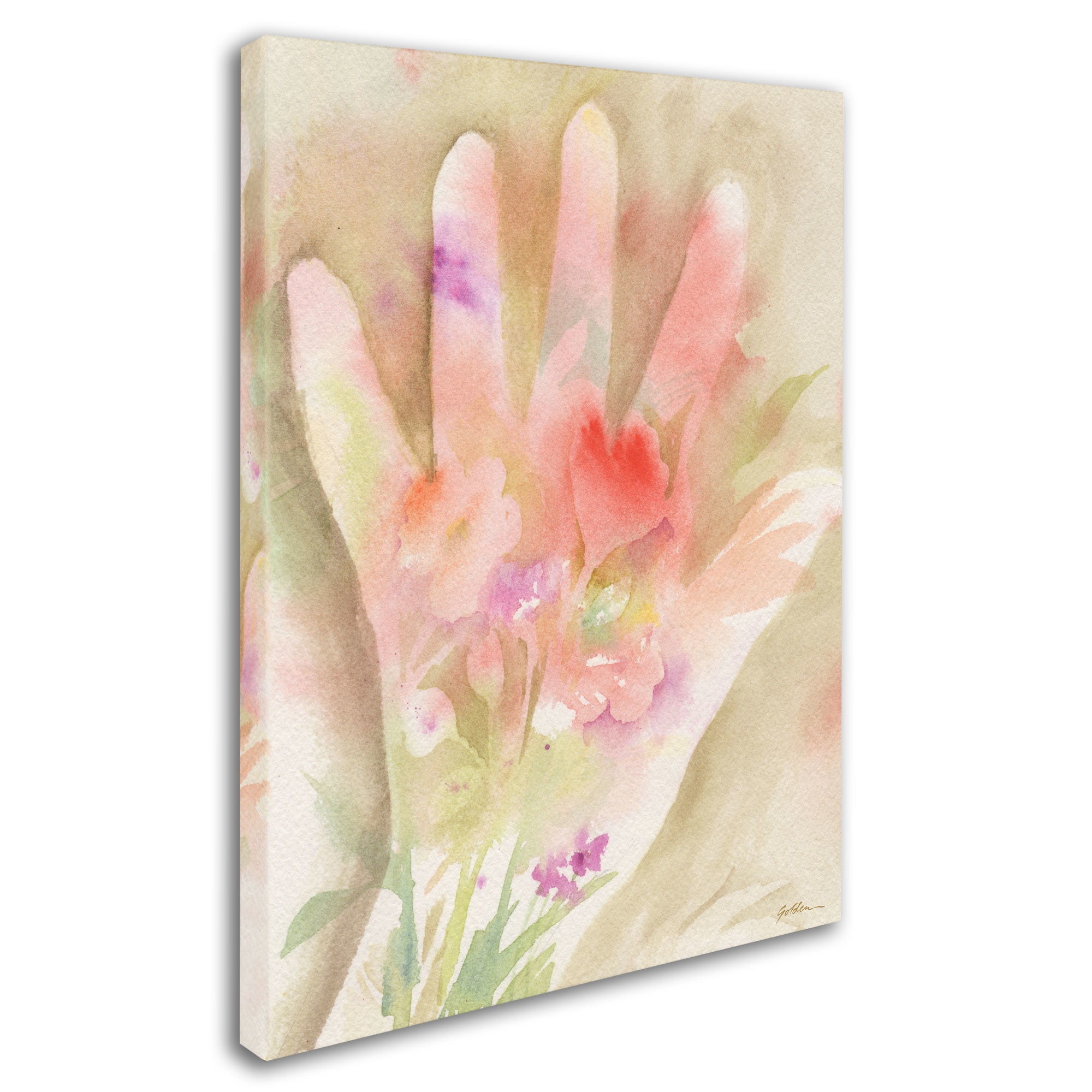 Sheila Golden 'The Gardener' Canvas Art 18 x 24