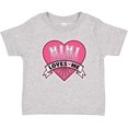 thumbnail image 3 of Inktastic Mimi Loves Me Girls Granddaughter Girls Baby T-Shirt, 3 of 5