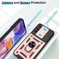 thumbnail image 2 of Funda ATUMP para Samsung Galaxy A23 con Protector de Pantalla HD Oro Rosa, 2 of 8