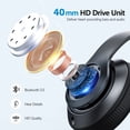 thumbnail image 4 of Auriculares Bluetooth Tuitager para colocar sobre las orejas, 60 horas de reproducción, 4 of 6