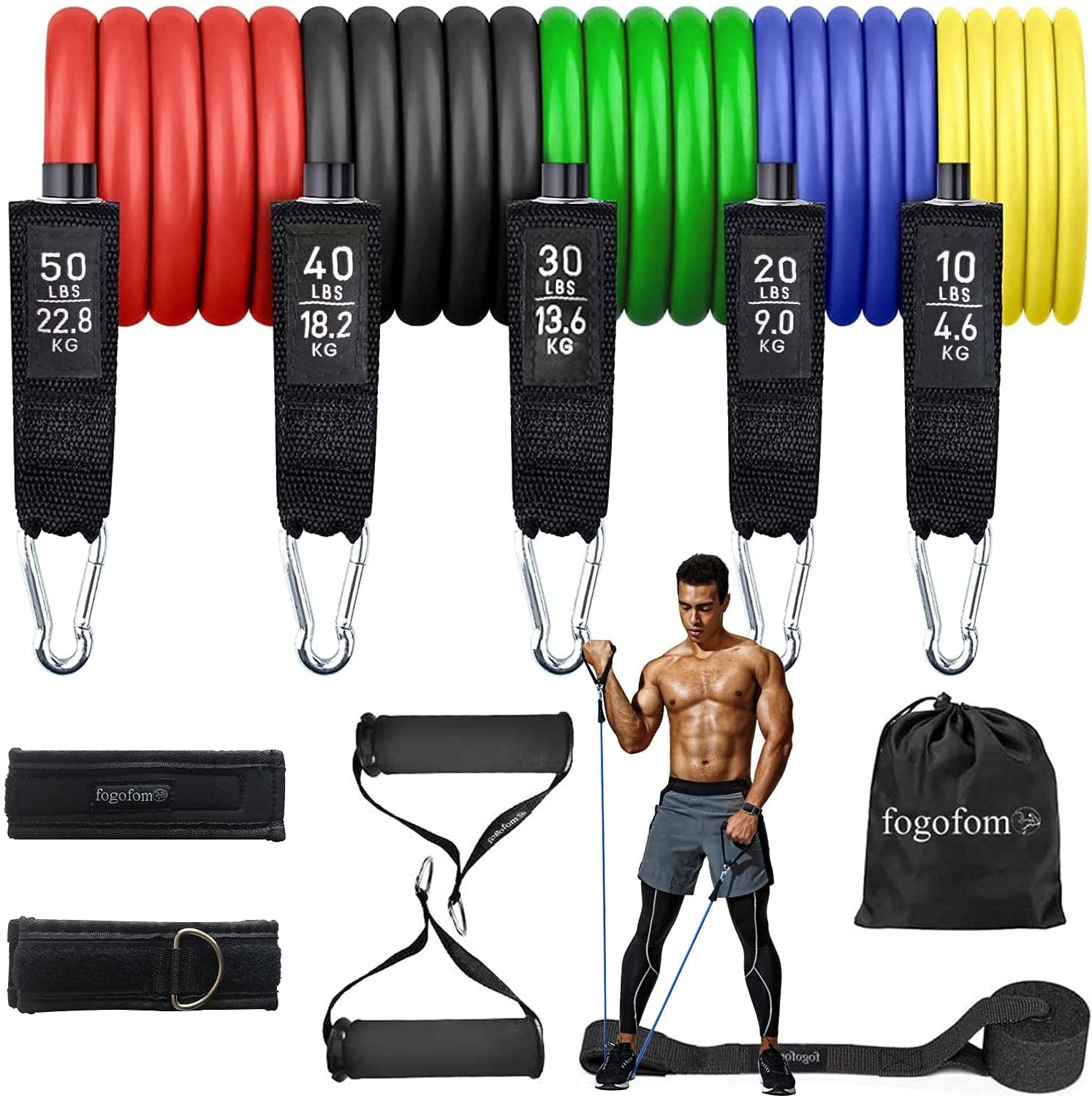 Letsfit resistance bands discount set