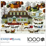 Buffalo Games 1000-Piece Charles Wysocki Beaver Hat Tavern Interlocking Jigsaw Puzzle