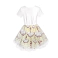 thumbnail image 2 of Girls Dress Dancing Girl Print Tutu Short Sleeve Sundress 5 Years, 2 of 7