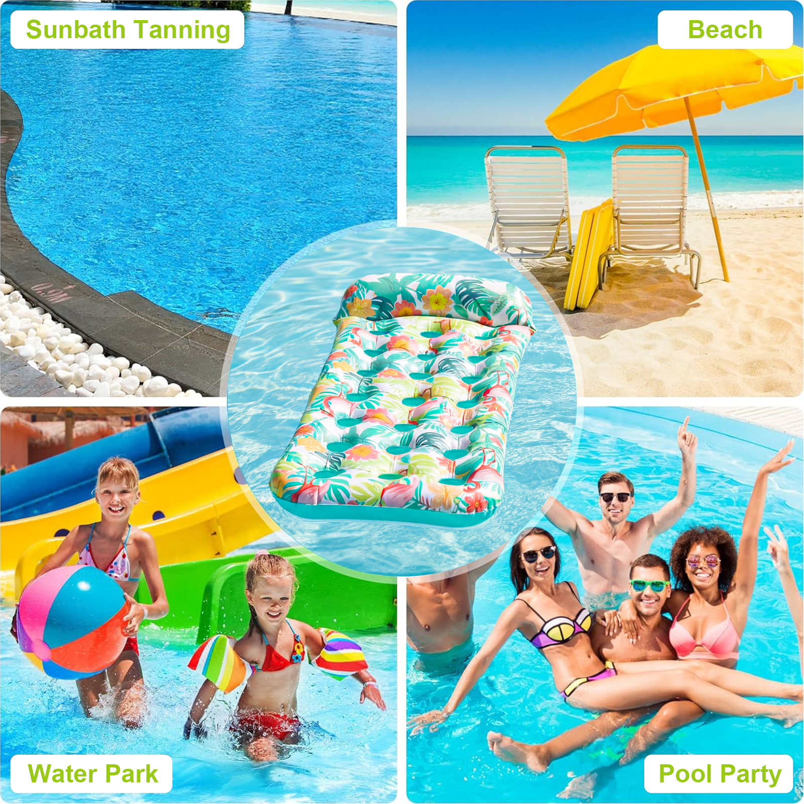 VKFVKF Giant Pool Float Lounger for Adults photo 7