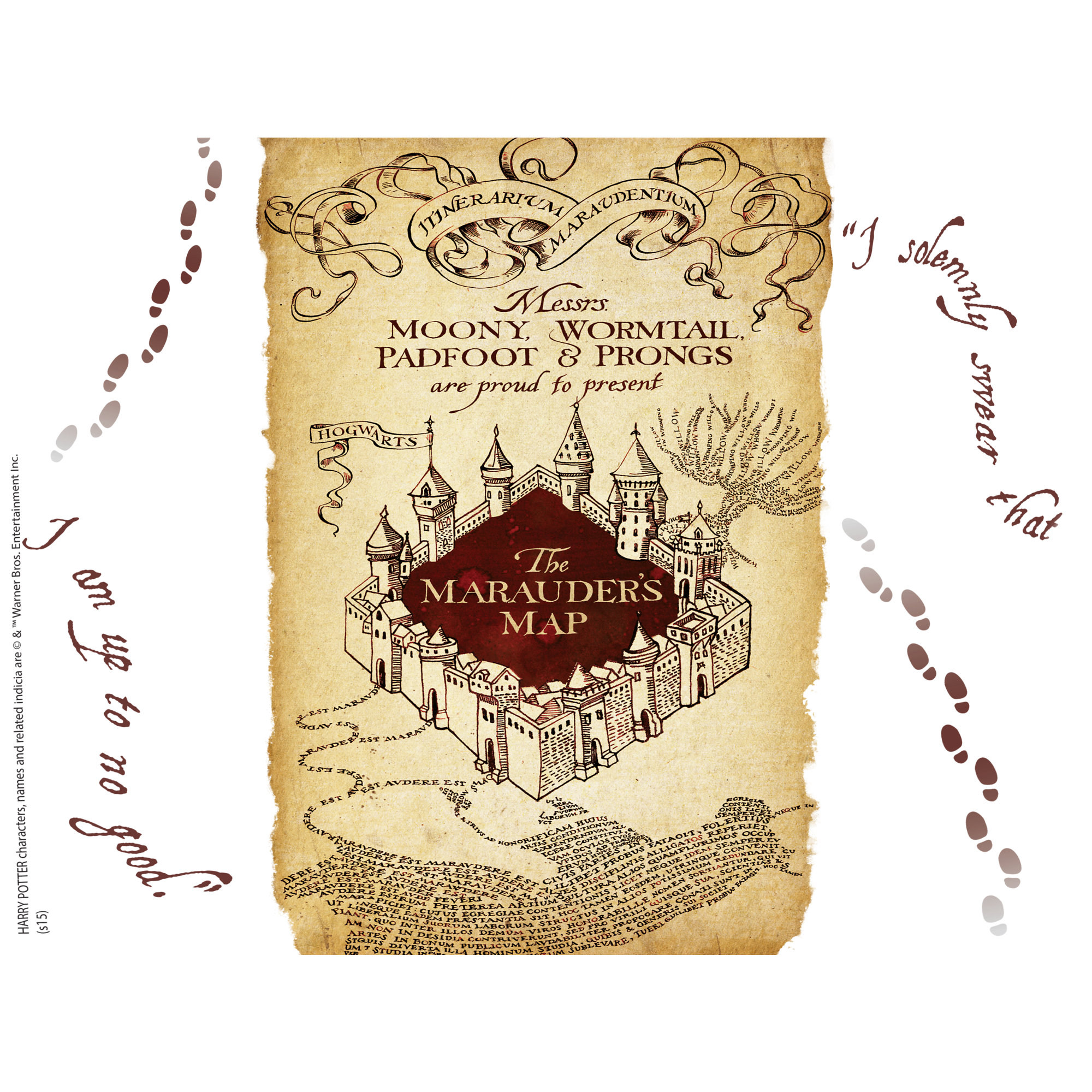 Tervis Harry Potter The Marauder's Map Made in USA Double Walled  Insulated Tumbler Travel Cup Keeps Drinks Cold & Hot, 24oz - V1, Classic