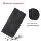 thumbnail image 4 of Funda con tapa estilo vintage para Samsung S23, ranura para varias tarjetas, protección total, estilo retro, material PU+TPU, 4 of 5