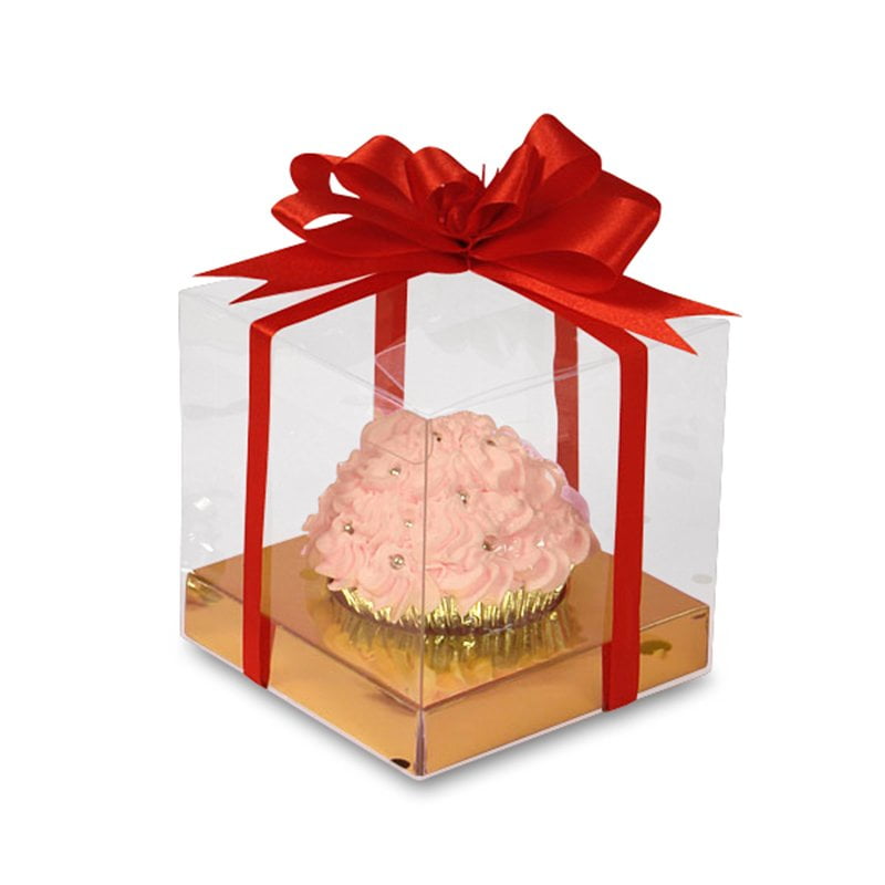 Cheap Cupcake Boxes 4" X 4" X 4" Quantity 20 by Paper Mart