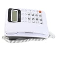 thumbnail image 1 of Teléfono De Escritorio Con Cable Con Altavoz, Pantalla De Identificación De Llamadas, Calculadora, Botones Grandes, Verificaciones De Registros De Llamadas Telefónicas, Modo De, 1 of 7