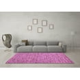 thumbnail image 3 of Ahgly Company Indoor Round Abstract Pink Contemporary Area Rugs, 6' Round, 3 of 4