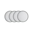 thumbnail image 3 of Denby Studio Craft Grey/White 4 Piece Medium Coupe Plate Set Gray, 3 of 6