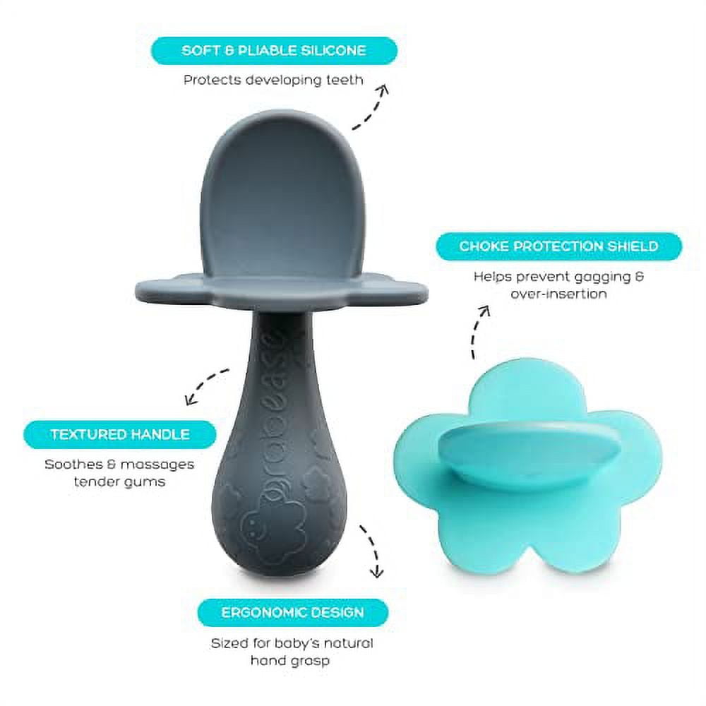 Double Baby Silicone Spoons  Grabease – grabease by elli&nooli