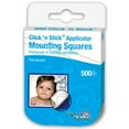 Scrapbook Adhesives Click 'n Stick Mounting Squares 500/PkgPermanent