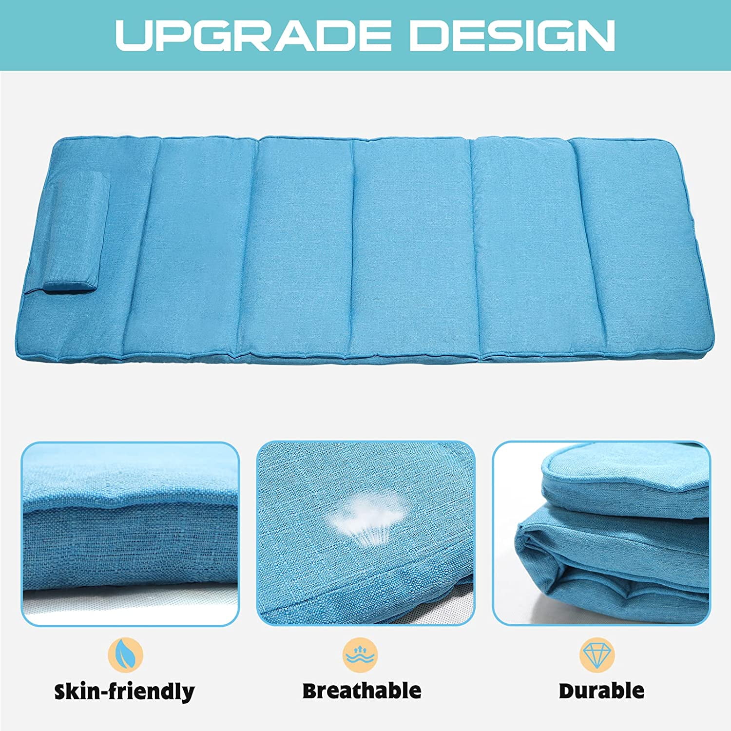 Buy Slsy Rollaway Guest Bed with Mattress, 6 Adjustable Fold Out Bed