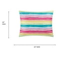 Your Zone 20" x 26" Soft Mink Bed Pillow, Rainbow