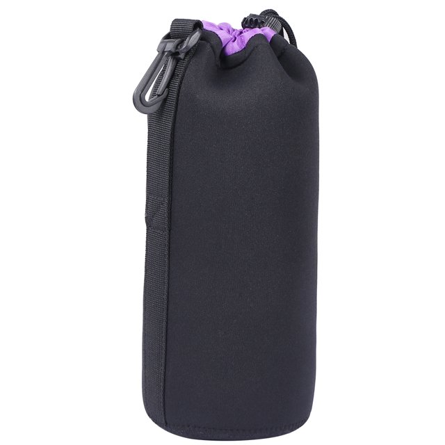 Bolsa impermeable para lente de cámara a prueba de golpes con cordón DSLR lente bolsa protectora suave