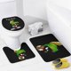 thumbnail image 4 of Juego de 4 cortinas de ducha Marvin The Martian con alfombrillas antideslizantes, tapa de inodoro y alfombrilla de baño, cortina de ducha impermeable con dibujos animados para niños con 12 ganchos,, 4 of 8