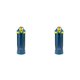 thumbnail image 4 of Cateissary Botella de agua de plástico con compartimento secreto - Actividades al aire libre Botella de agua portátil Tazas de agua Translucidez Translucidez azul 2piezas, 4 of 6