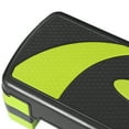 thumbnail image 6 of Zeny 30" Aerobic Stepper Adjust 4"-6"-8" Indoor Cardio Step Fitness Exercise With Risers Yellow-Green, 6 of 8