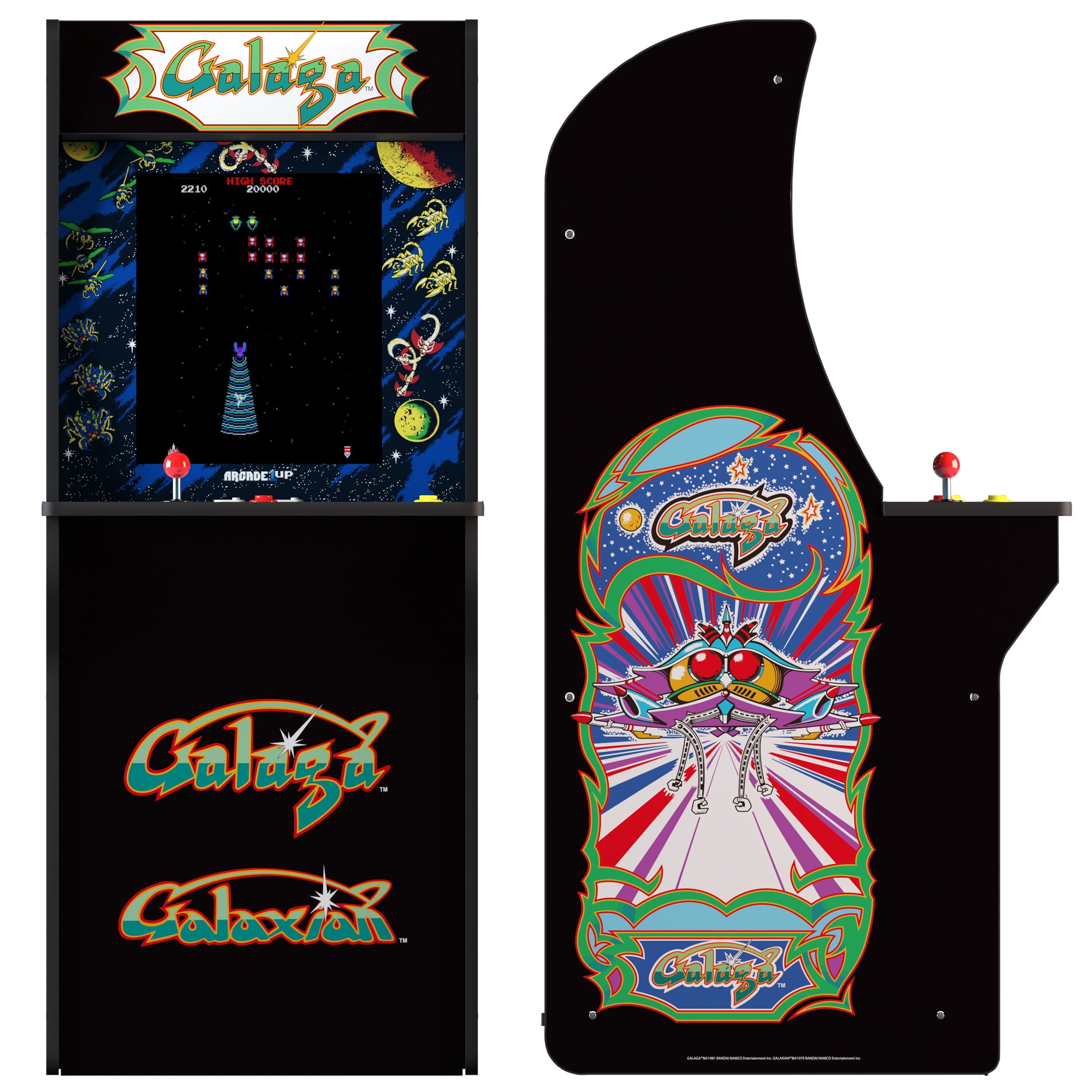 Arcade1Up Galaga Arcade Machine, Coinless Operation - Walmart.com