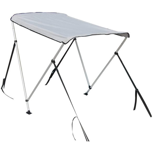 Combinaison de Toit de Bimini Portable à 2 Nœuds avec Auvent Pare-Soleil, Bateau Gonflable de 7,5 à 11 Pi