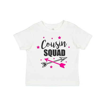 

Inktastic Cousin Squad with Arrows and Stars Gift Toddler Toddler Girl T-Shirt