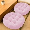 thumbnail image 5 of Zmeidao Round Corduroy Chair Pad Seat Cushion Solid Color Soft Thicken Chair Pads for Kitchen Dining Office Chair Kids Reading, 15.74x15.74in, 5 of 6