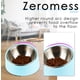 thumbnail image 4 of Comedero azul para perros y gatos, comedero basculante y antideslizante de melamina con comedero extraíble de acero inoxidable resistente (mascotas hasta 5 kg - 220 ml) JAMW Sencillez, 4 of 5