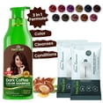 thumbnail image 2 of (4 pack) Herbishh Dark Coffee PPD-Free Hair Color Shampoo for Gray Hair with stain remover(2), Hair Dye Shampoo 3 in 1, 100% Gray Coverage, Permanent Hair Color for Men & Women, Ammonia-free, 500 ml, 2 of 14