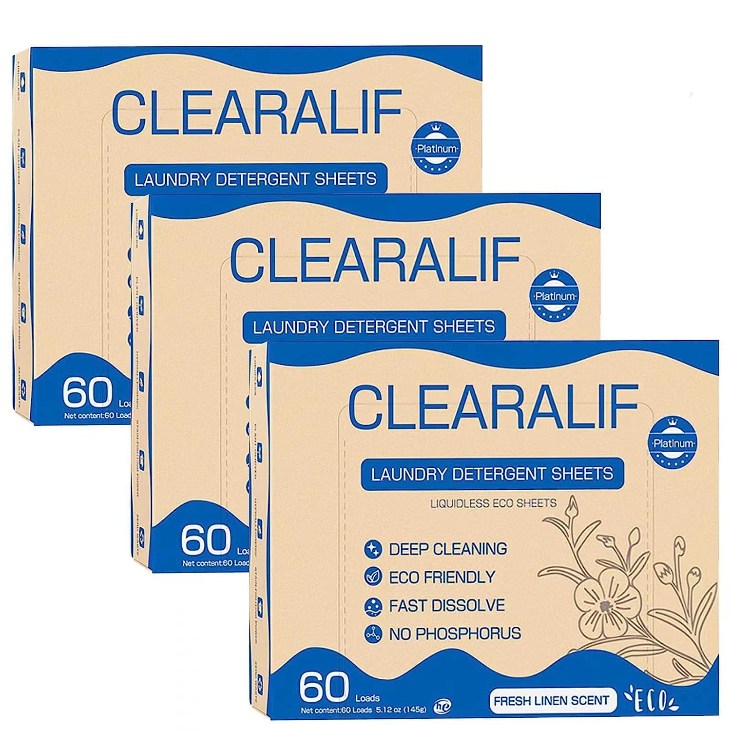 CLEARALIF Laundry Detergent Sheets Orange