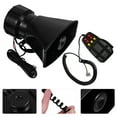 thumbnail image 4 of 12V 110dB fuerte 100W 7 SONIDOS SOLO CANO DE AIRE de trompeta para camiones Motorcycle SUV FAN (Black, Switch de estilo aleatorio), 4 of 7