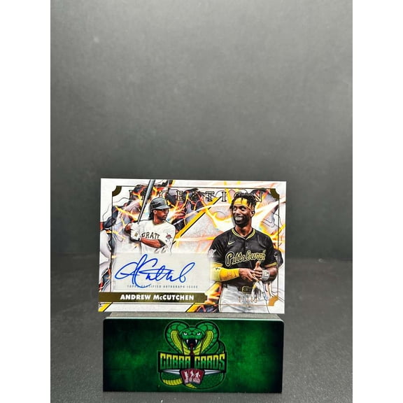 2025 Topps Inception Andrew McCutchen #ITA-AM 17/49 Inception Transformation Autograph Baseball Card Pittsburgh Pirates MLB Autographed Baseball Card