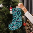 thumbnail image 5 of Salouo Leopard 1 Print Christmas Decorations Stockings 1 Pack 18'' Xmas Stockings Holiday Stocking Personalized Farmhouse Decor for Home Family Party Tree, 5 of 7