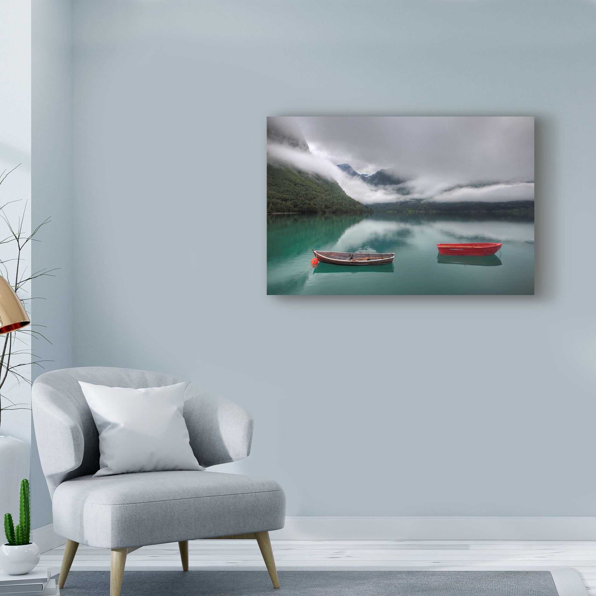 Trademark Fine Art 'Mountain Rustic Norway 7' Canvas Art by Maciej Duczynski
