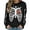 Black-Halloween Shirts, variant on Jsaierl Halloween Sweatshirts for Women Cute Pumpkin Ghost Graphic Sweatshirt Soft Round Neck T-shirt Long Sleeve Holiday Pullover Tops Halloween Clothes