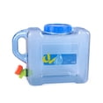 thumbnail image 1 of Sonducket Cubo de agua para coche, contenedor de tanque grueso para conducción, barriles de almacenamiento, gran capacidad, Picnic, Camping, Kits de desorden para acampar 5L+tubo, 1 of 6