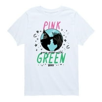 Wicked - Pink Goes Good With Green - Boys Toddler and Youth Short Sleeve Graphic Tee