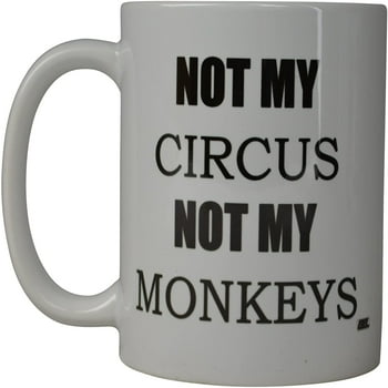 Funny Coffee Mug Best Mom Circus Monkeys Novelty Cup Great Gift Idea For Mom Mothers Day Boss Employer