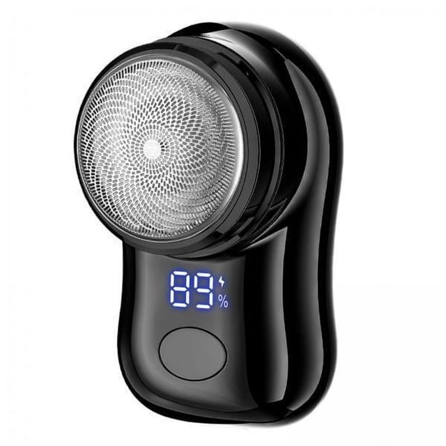 3 Miniafeitadora Eléctrica Para Hombres, Afeitadora Eléctrica Portátil Para El Hogar, Viajes Al Aire Libre, Color Negro