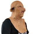 thumbnail image 2 of Máscara aterradora con forma de cabeza de cerdo, horror, animal de látex, cosplay de Halloween, 2 of 3