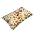 thumbnail image 3 of Fotbe Mushrooms And Rainbows Peace Pillow Cases - Envelope Closure - Luxury, Extra Soft, Cooling Pillow Covers - Wrinkle, Fade, Stain Resistant-20"x30", 3 of 9