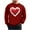 Red2, variant on Timegard Mens Sweatshirts Valentines Day Print Long Sleeve Pullover Casual Basic Comfy Lightweight Tops