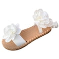 thumbnail image 2 of Caywon Womens Flower Decor Ankle Strap Sandals, Open Toe Casual Beach Shoes, Summer Non Slip Footwear, Comfortable Colorful Slip On Slippers, Sandalias Con Flores Para Mujer, 2 of 8